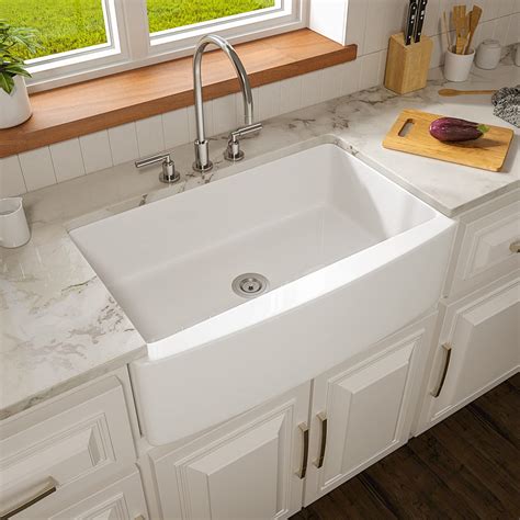 white farmhouse kitchen sink possibilities